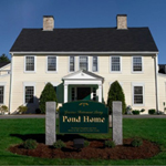 Frontal Exterior of Pond Home