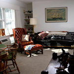 Bedroom furnished by resident